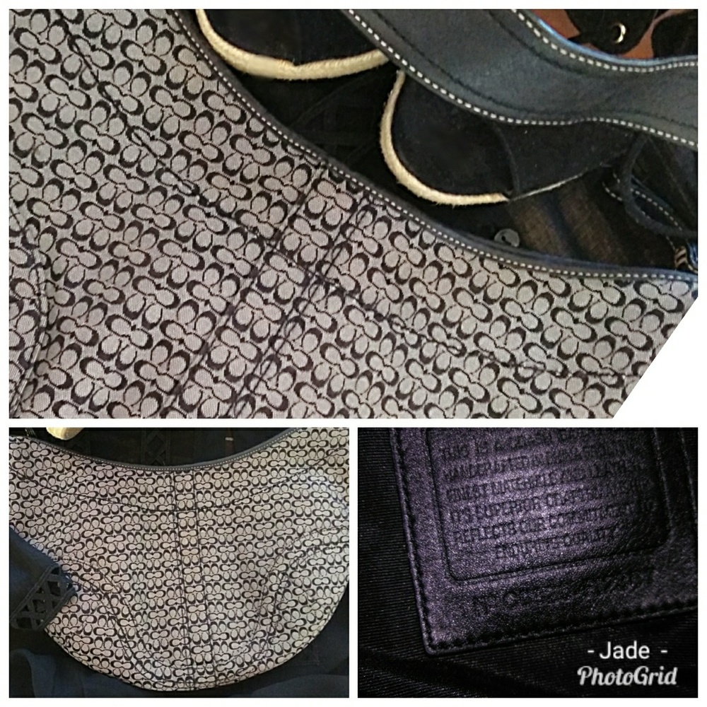 🎉HP Best in Bags 🎉Coach Signature Logo Jacquard